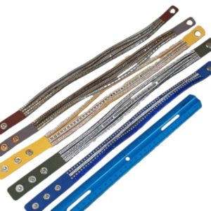 BUNDLE 5 snap chokers- textile and beaded